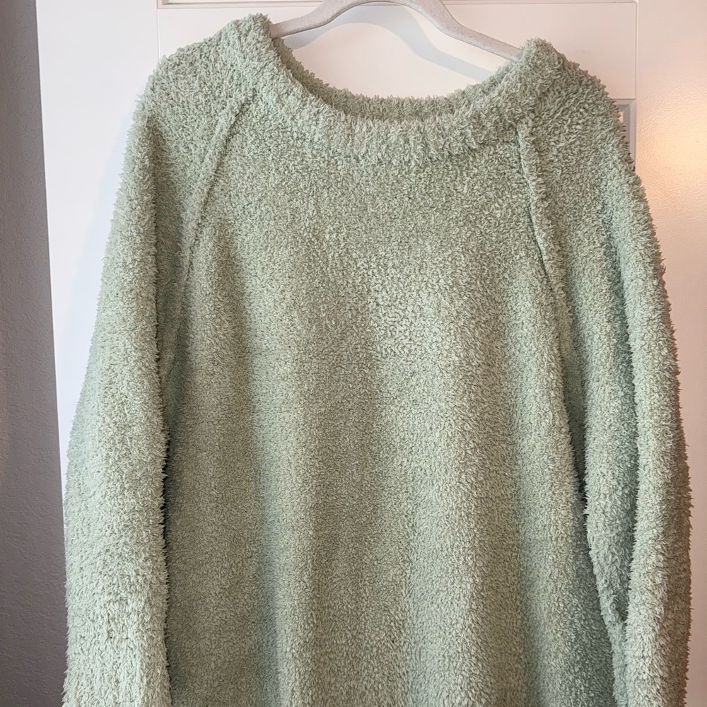 Altar'd State Cozy‎ Mint Crew Neck Sweater